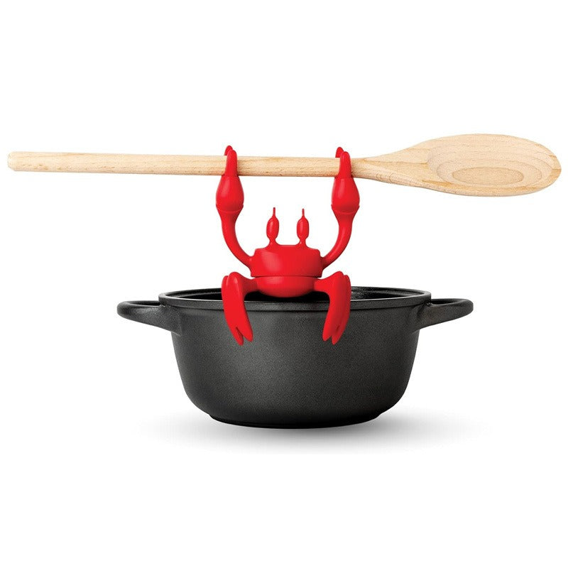 Silicone Crab Pot Edge Clip - Red Tableware Holder