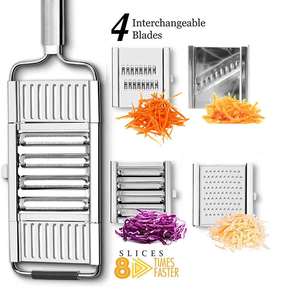 Stainless Steel Grater & Slicer Set