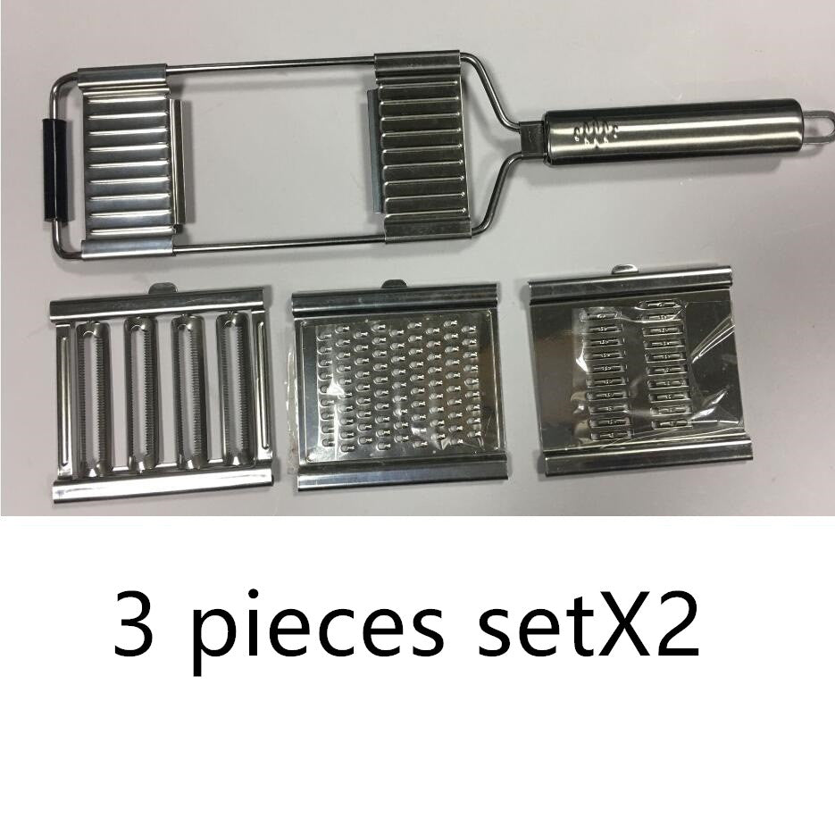 Stainless Steel Grater & Slicer Set