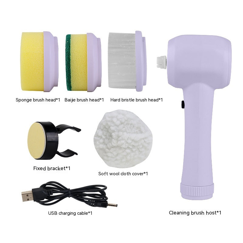 Electric 4 In 1 Cordless Cleaning Brush
