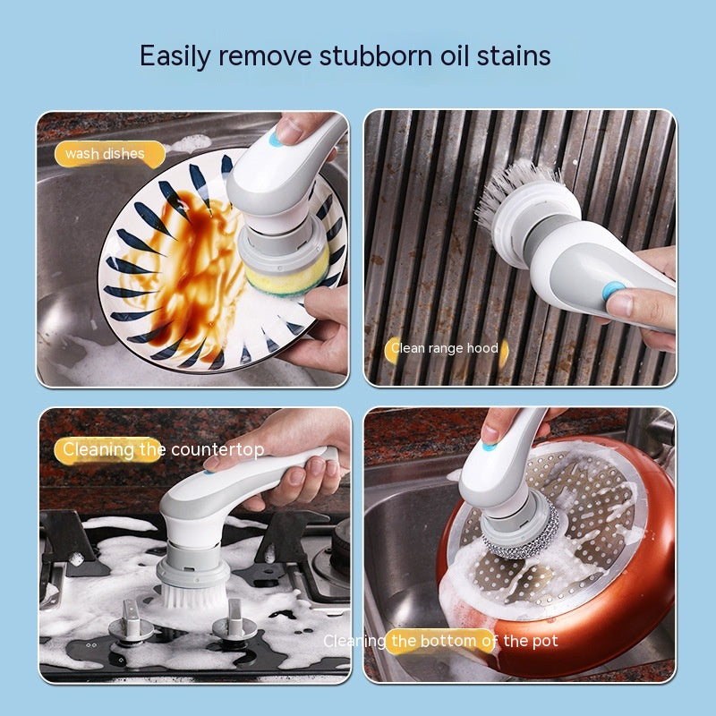 Electric 4 In 1 Cordless Cleaning Brush