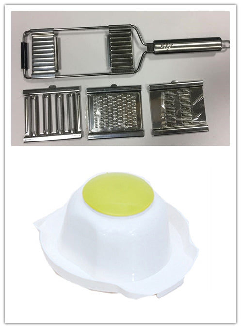 Stainless Steel Grater & Slicer Set