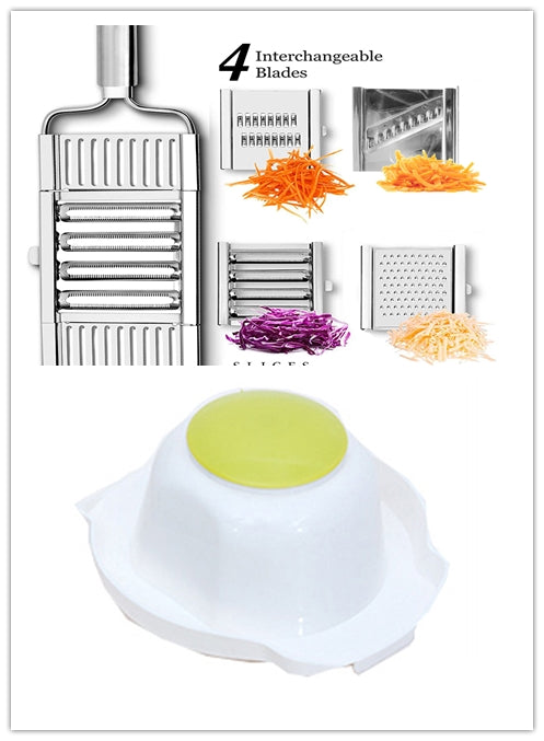 Stainless Steel Grater & Slicer Set