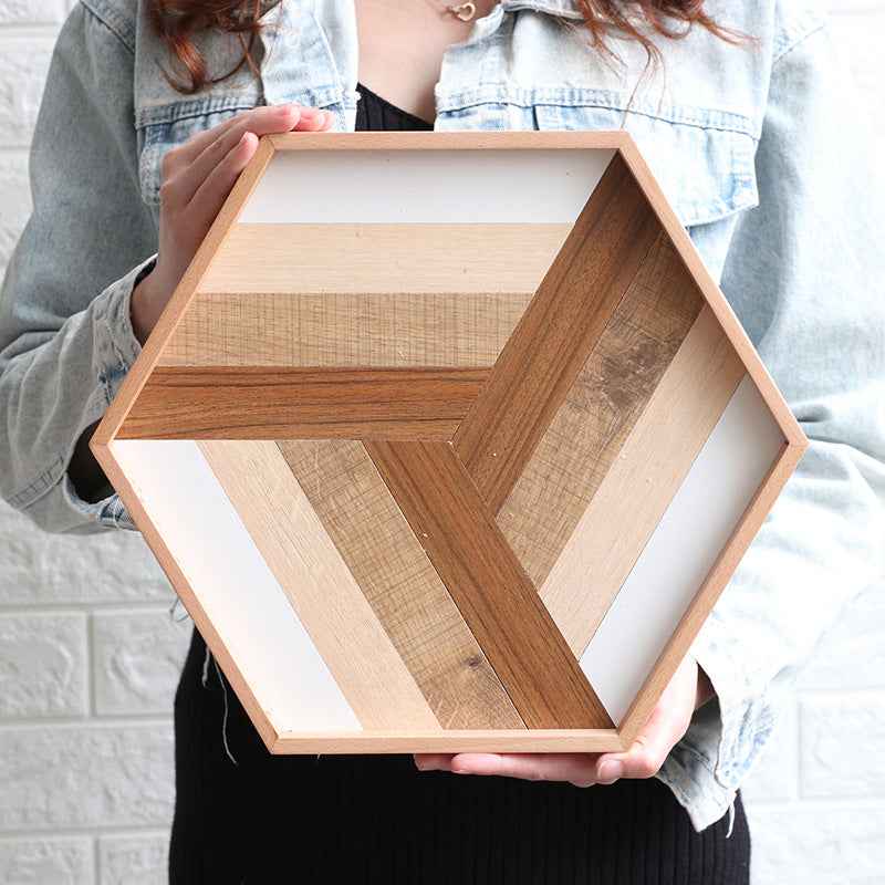 Handcrafted Wooden Cake Tray