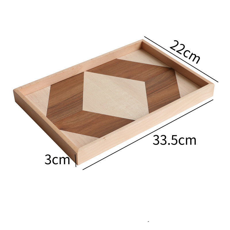 Handcrafted Wooden Cake Tray