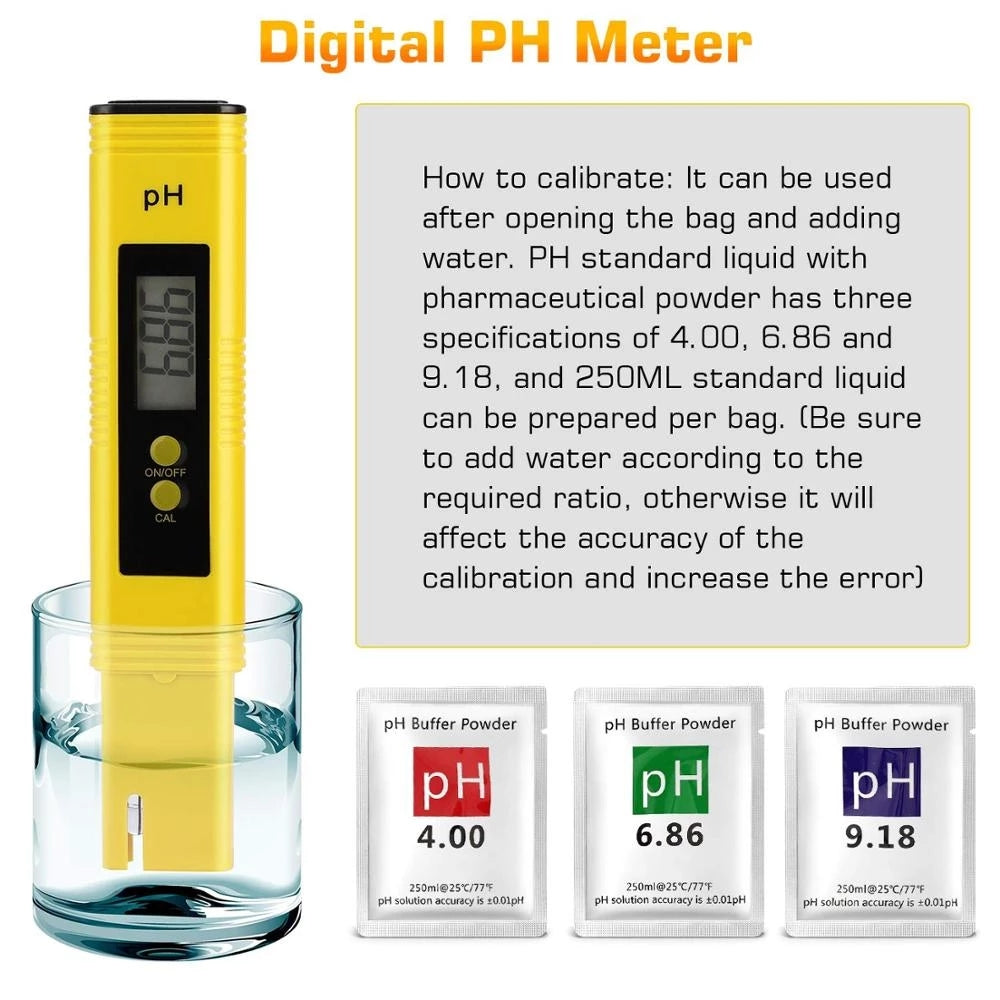 High Precision Digital pH Meter 0.01 for Water Quality Testing