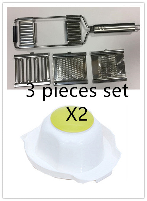 Stainless Steel Grater & Slicer Set