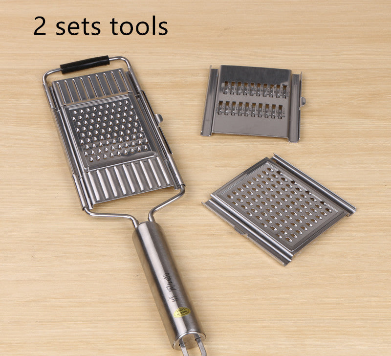 Stainless Steel Grater & Slicer Set