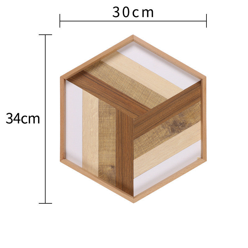 Handcrafted Wooden Cake Tray