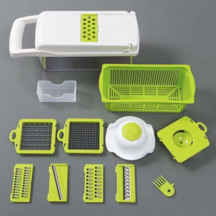 12 In 1 Manual Vegetable Chopper - Multi-functional Kitchen Gadget