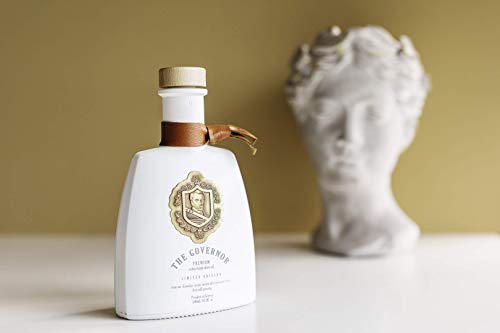 The Governor Limited Edition Extra Virgin Olive Oil - Unfiltered, Cold-Pressed, Early Harvest, Single Origin - Peppery, Robust, Spicy Notes - Packed with Polyphenols, Oleocanthal, Antioxidants, 500ml