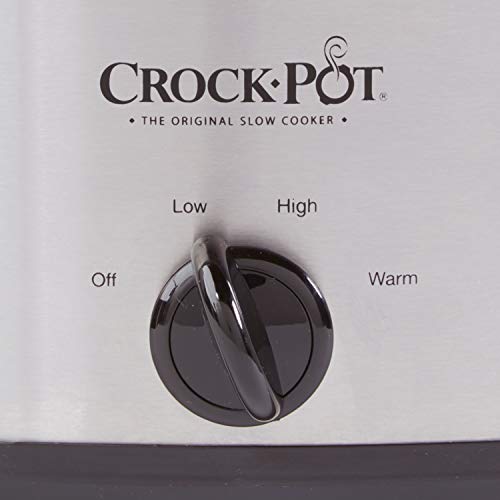 Crock-Pot 7 Quart Manual Slow Cooker - Stainless Steel