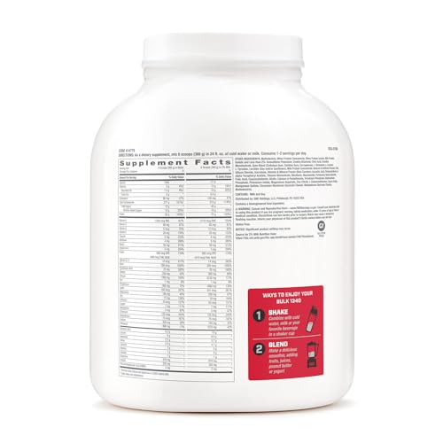 GNC Pro Performance Bulk 1340 - Vanilla Ice Cream, 9 Servings, Supports Muscle Energy, Recovery and Growth