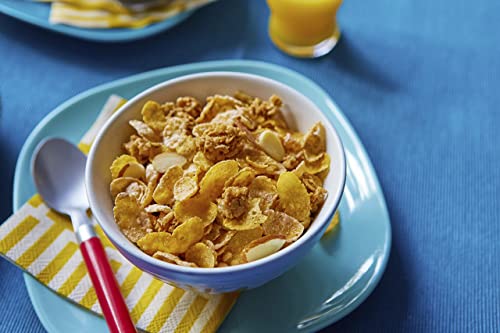 Honey Bunches of Oats with Almonds Breakfast Cereal, Honey Cereal with Granola Clusters and Sliced Almonds, Family Size Cereal, 18 OZ Box