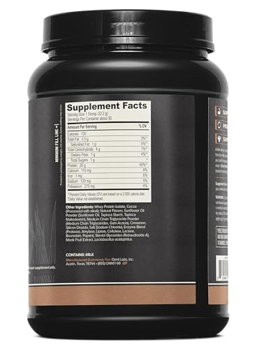 ONNIT Grass Fed Whey Isolate Protein - Mexican Chocolate (20 Servings)