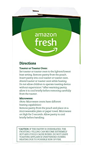 Amazon Fresh - Toaster Pastries Variety Pack (Strawberry, Blueberry, Cherry), 12ct