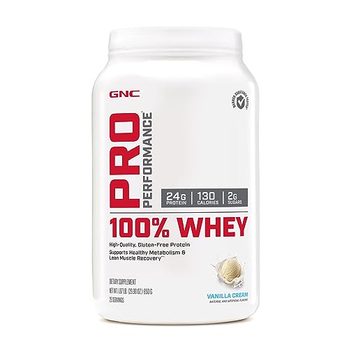 GNC GNC Pro Performance 100% Whey Protein Powder - Vanilla Cream, 25 Servings