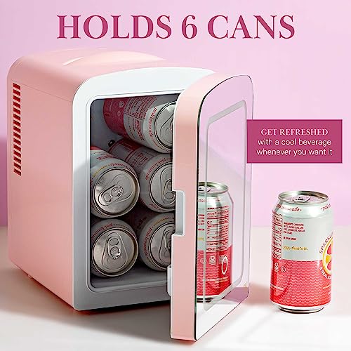 Paris Hilton 4L Mini Refrigerator - Pink - Gourmet Grocery Hub