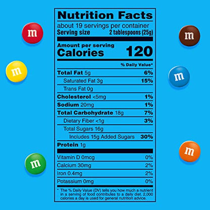 M&M'S M&M'S Minis Milk Chocolate Candy, Family Size, 16.9 oz Resealable Bulk Candy Bag