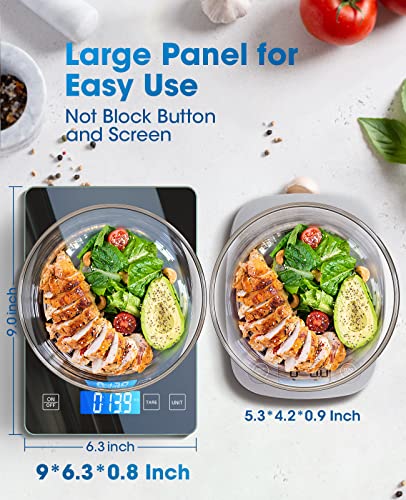 Nicewell Nicewell 22lb Digital Food Scale, Tempered Glass, Precise Graduation