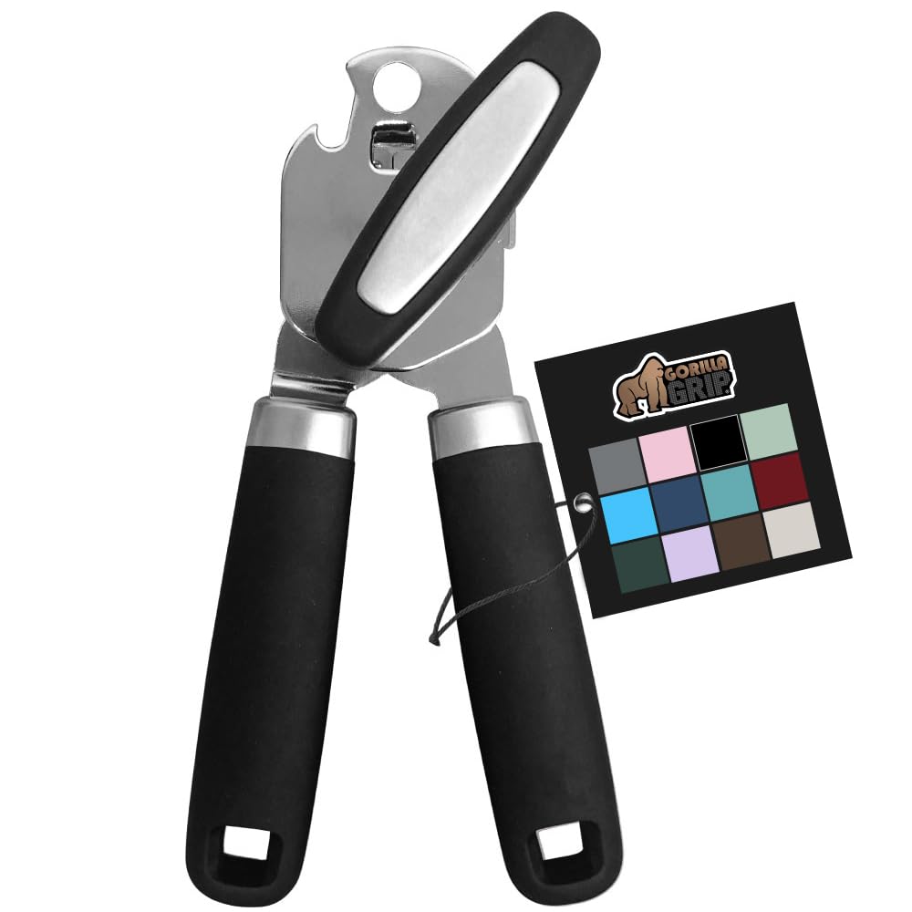 GORILLA GRIP Heavy Duty Stainless Steel Manual Can Opener