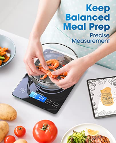 Nicewell Nicewell 22lb Digital Food Scale, Tempered Glass, Precise Graduation