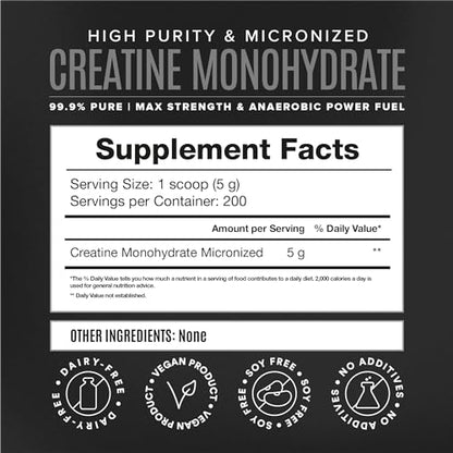 BIRDMAN BIRDMAN Creatine Monohydrate Powder – Boost Performance & Recovery