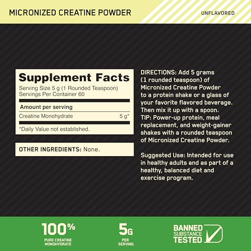 Optimum Nutrition Optimum Nutrition Unflavored Creatine Monohydrate - Pure Power Boost