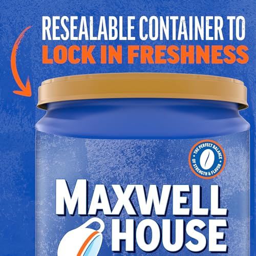 Maxwell House Breakfast Blend Light Roast Ground Coffee (38.8 oz Canister)