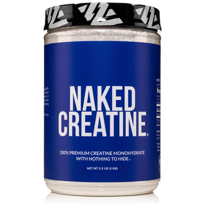 NAKED NAKED Creatine Monohydrate - 1kg, Pure, Vegan, Non-GMO - 200 Servings