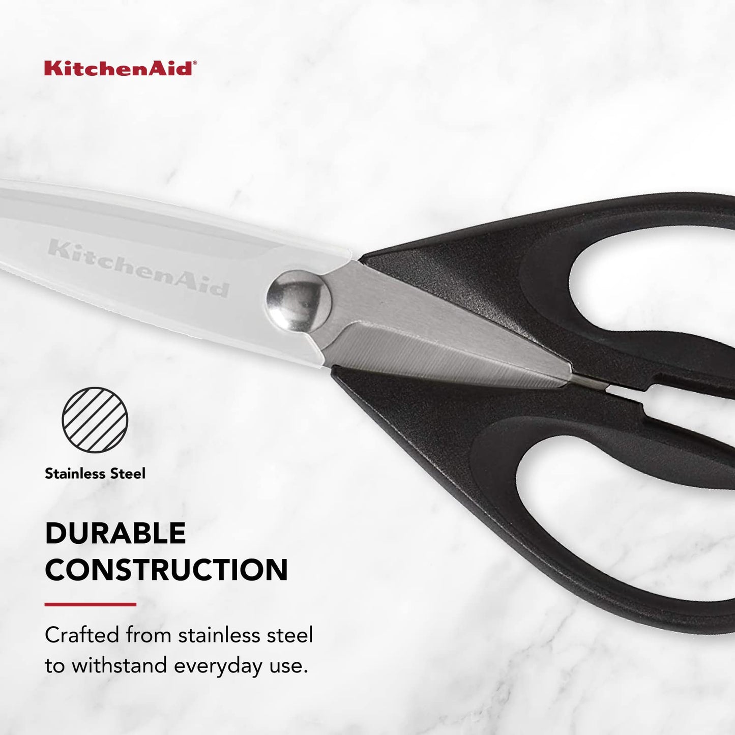 KitchenAid All-Purpose Kitchen Shears with Protective Sheath - Gourmet Grocery Hub