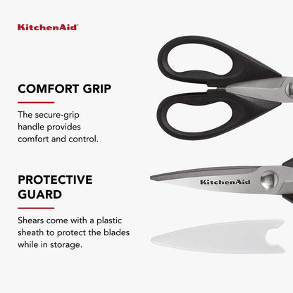 KitchenAid All-Purpose Kitchen Shears with Protective Sheath - Gourmet Grocery Hub