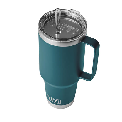 YETI Rambler 42 oz Straw Mug, Vacuum Insulated, Stainless Steel, Agave Teal