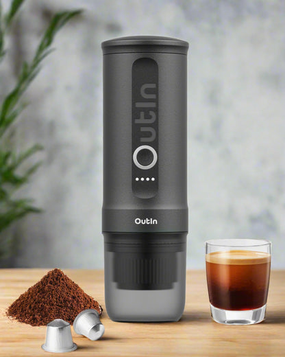 Outin Outin Nano Portable Electric Espresso Machine, USB-C & Car Charger