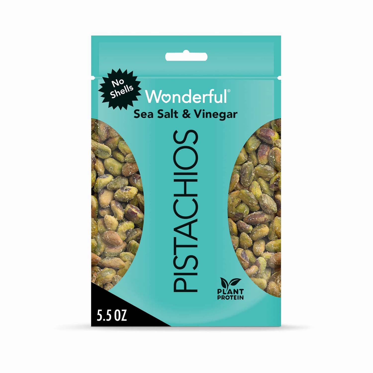 Wonderful Pistachios Wonderful Pistachios No Shells, Chili Roasted, 11 Ounce Bag, Protein Snack, Gluten Free, On-the-Go Snack Sea Salt & Vinegar