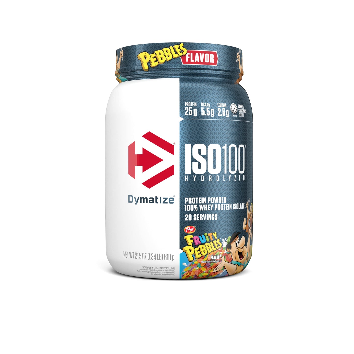 Dymatize ISO100 Hydrolyzed Whey Isolate Protein - Fruity Pebbles