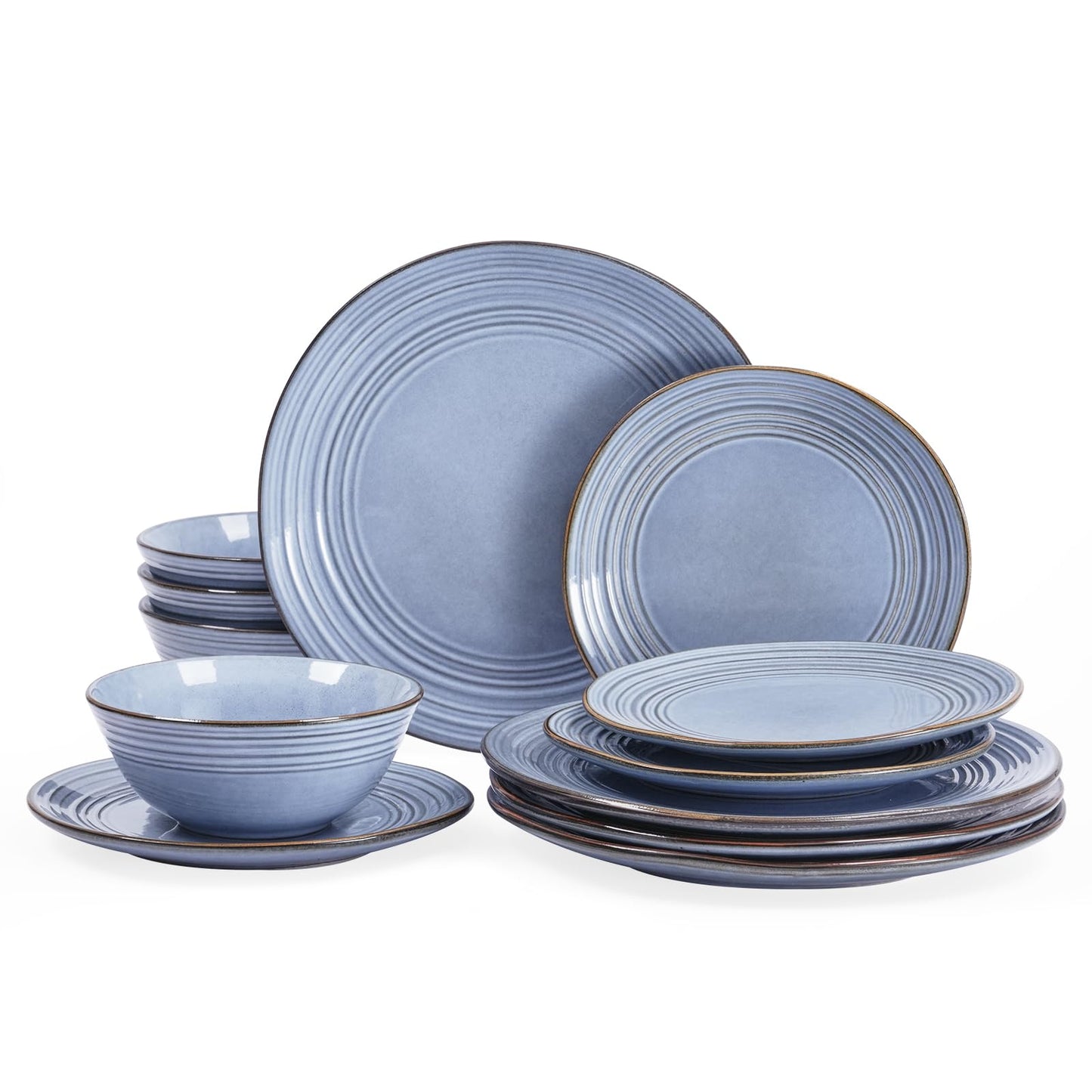 famiware Famiware Twilight Series 12-Piece Stoneware Dinnerware Set, Service for 4