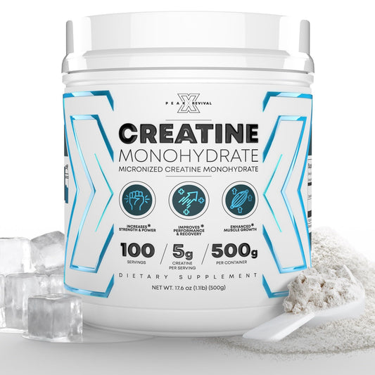 Peak Revival-X Micronized Creatine Monohydrate Powder – Elevate Your Fitness