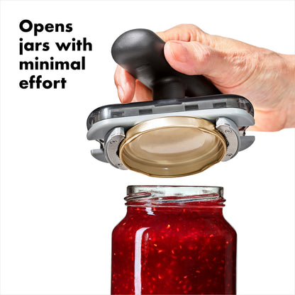 OXO Good Grips Twisting Jar Opener with Basepad, Black