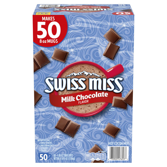 Swiss Miss Swiss Miss Milk Chocolate Flavor Hot Cocoa Mix, 1.38 oz. 50-Count