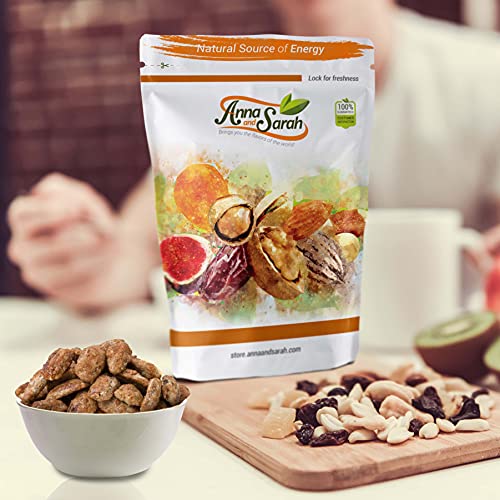 Anna and Sarah Butter Toffee Pecans in Resealable Bag, 1lb - Gourmet Grocery Hub