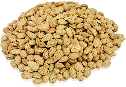 Almonds In Shell, Raw, Jumbo California Almonds, Resealable Bag, 2 Lbs