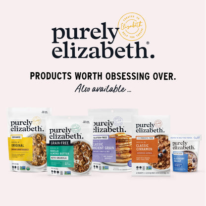 purely elizabeth. Purely Elizabeth Organic Original, Ancient Grain Granola, Gluten-Free, Non-GMO (3 Ct, 12oz Bags)