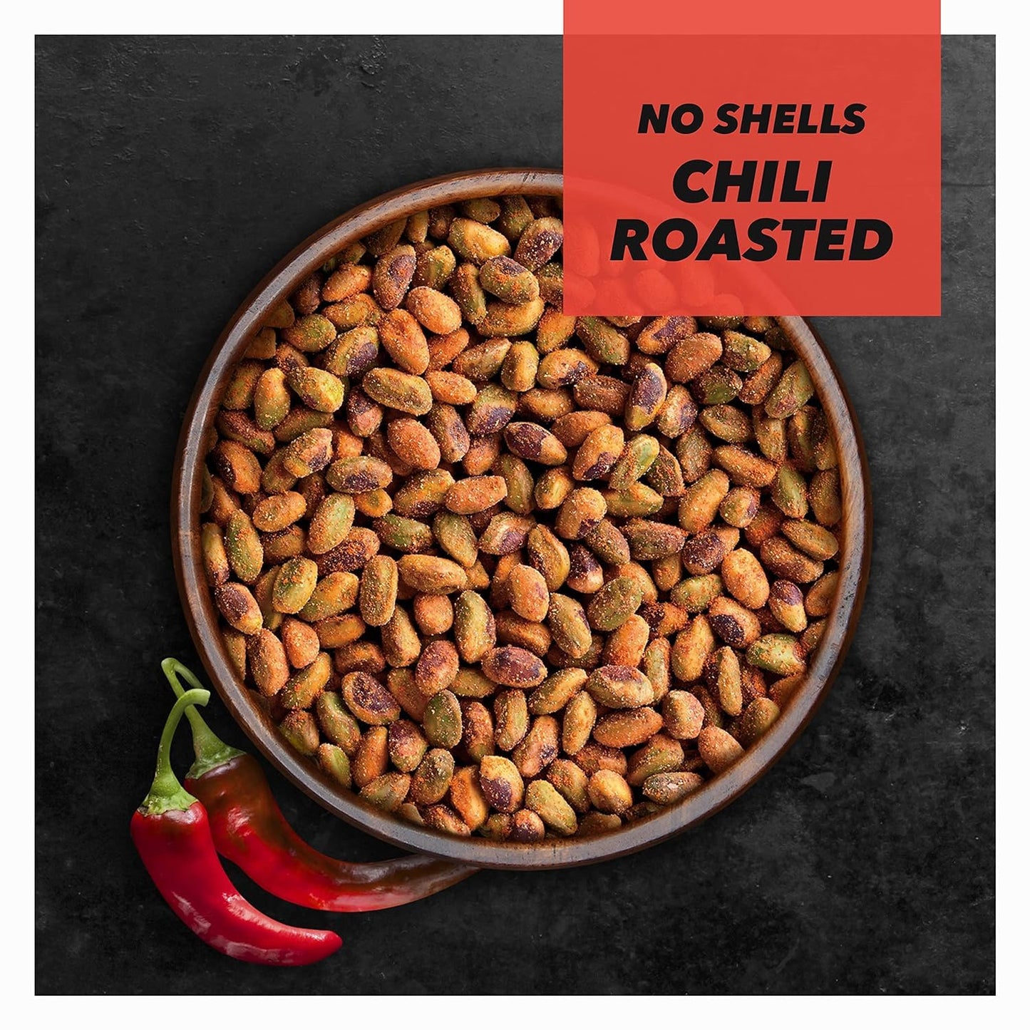 Wonderful Pistachios Wonderful Pistachios No Shells, Chili Roasted, 11 Ounce Bag, Protein Snack, Gluten Free, On-the-Go Snack