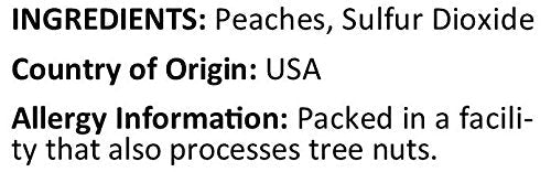 Dried Fancy Peaches Ingredients Country and Allergy Info by Anna and Sarah