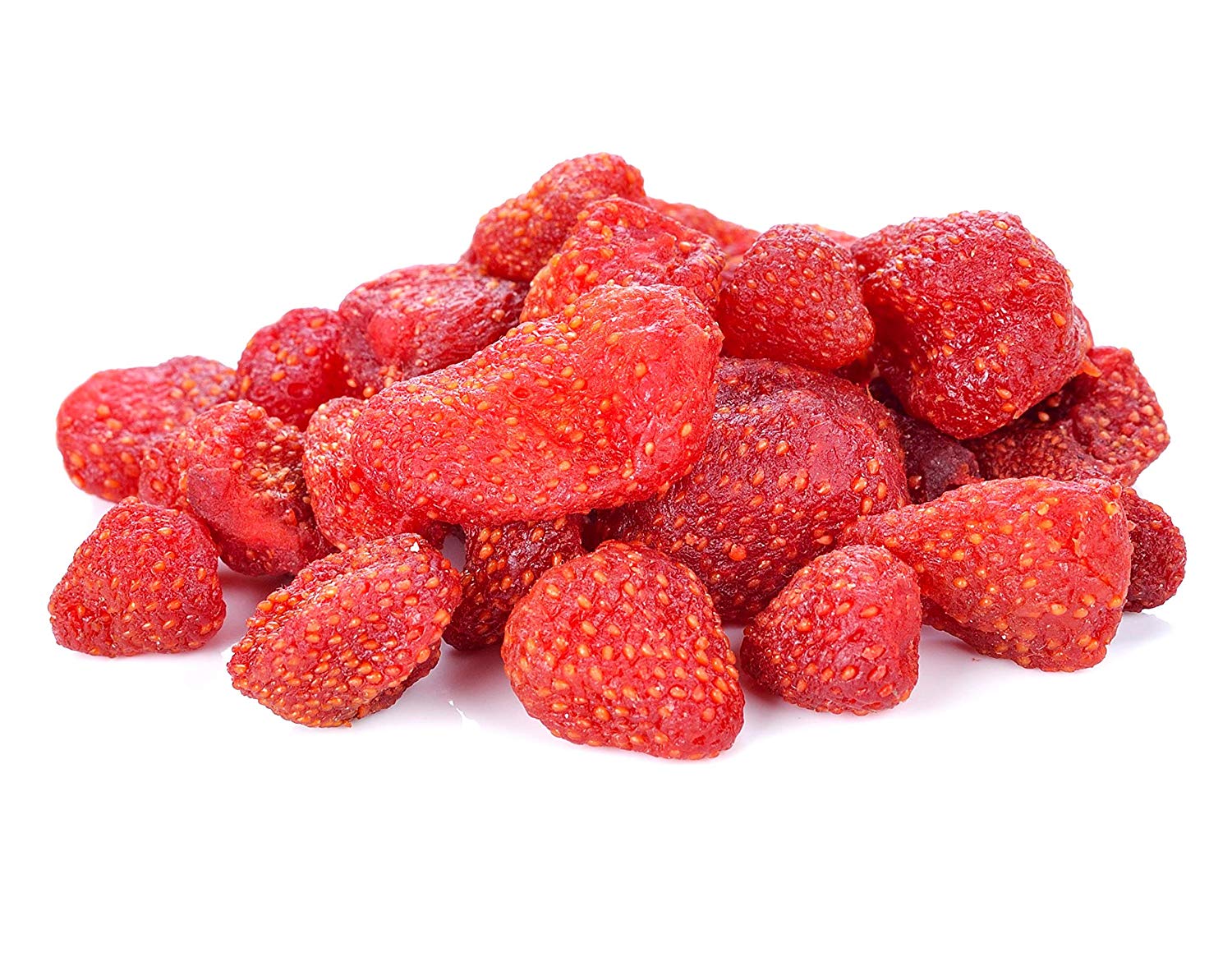 Resealable Dried Strawberries - Sweet & Tangy Snack