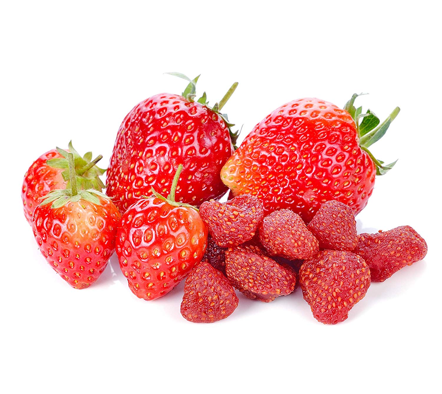 Resealable Dried Strawberries - Sweet & Tangy Snack